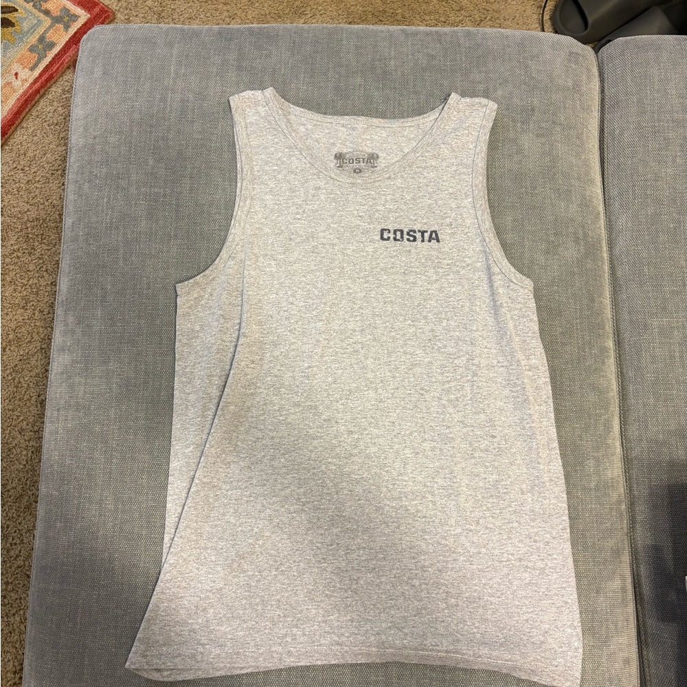 Costa Heather Gray Sleeveless Top